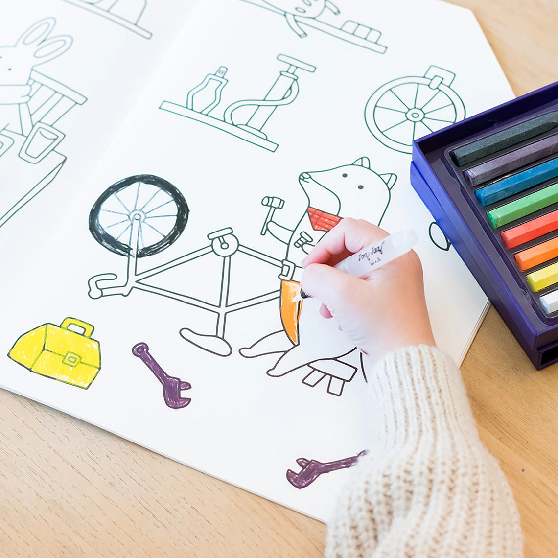 Jumbo Paper Coloring Book - Play House