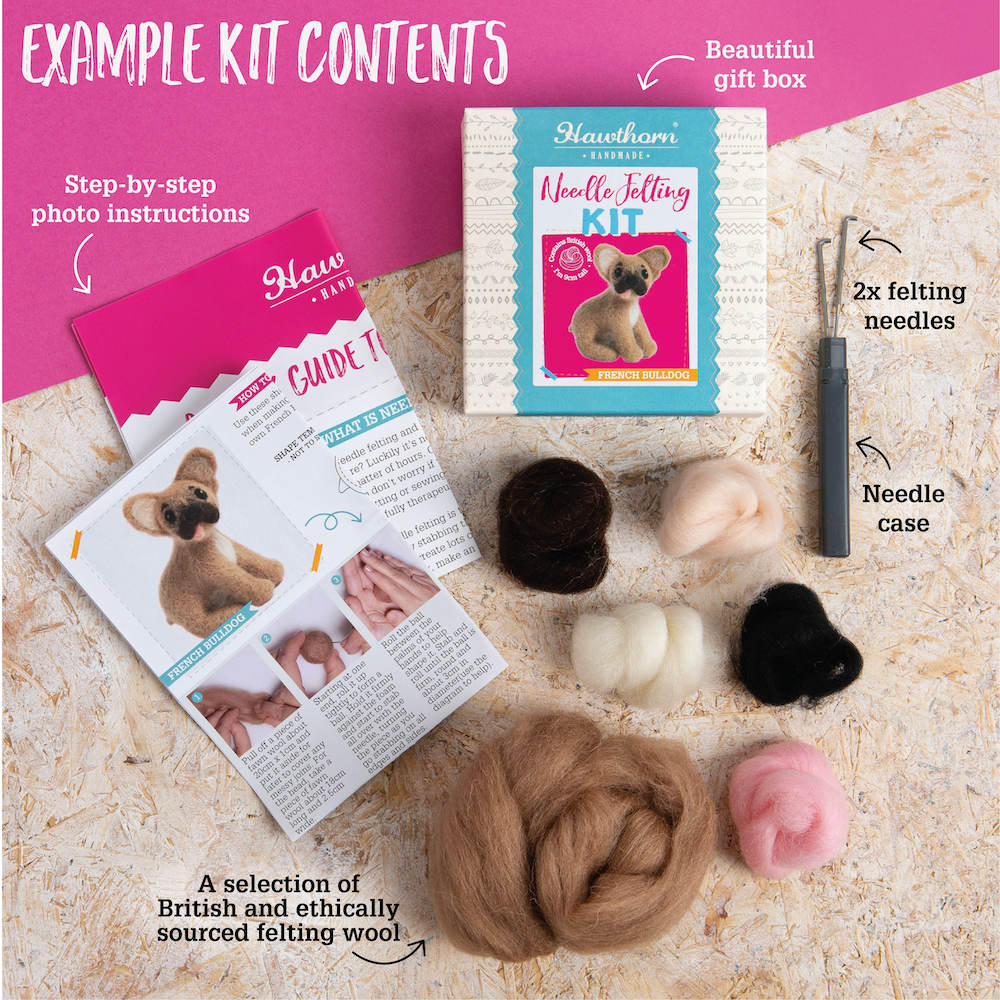 Dachshund Mini Needle Felting Kit | Complete Craft Kit