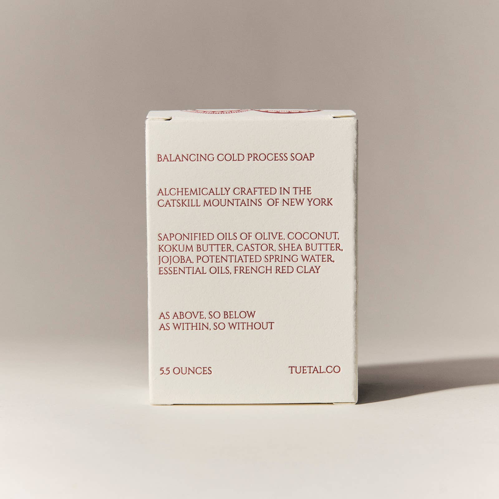 Solstice Balancing Red Clay Bar Soap