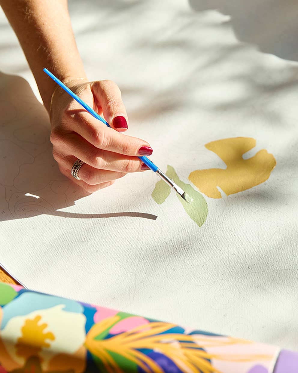 Paint by Numbers Kit & Canvas - In Bloom