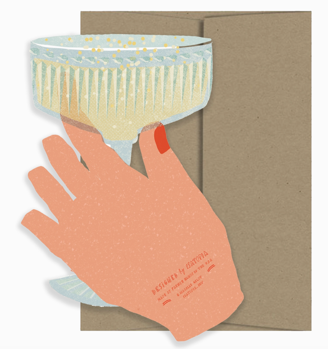 Coupe Chin-Chin - Die Cut Card