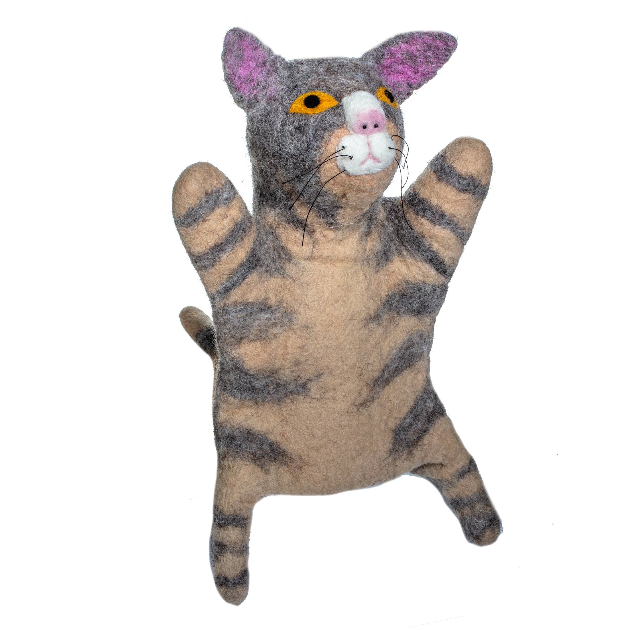 Hand Puppet - Tabby Cat