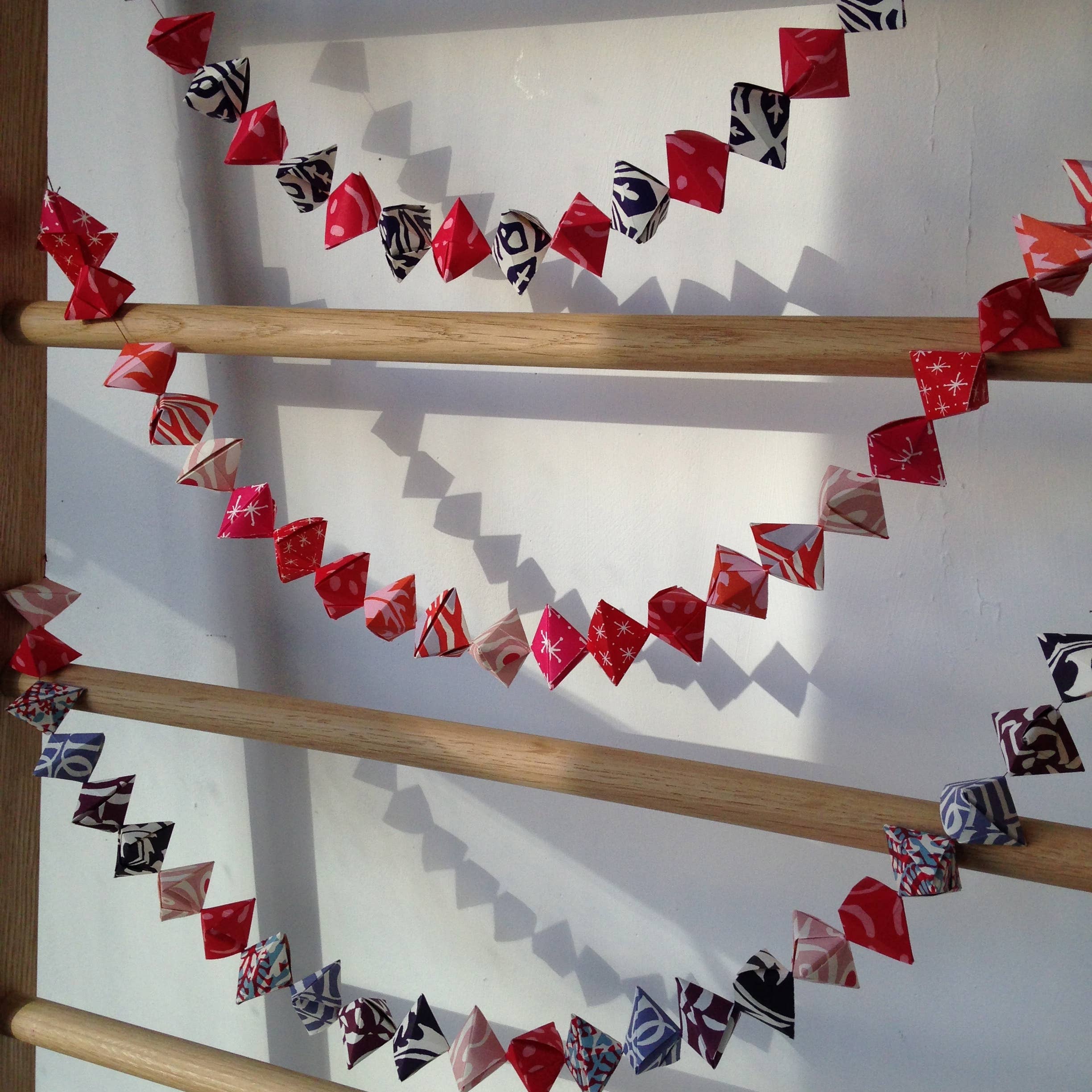 Origami Garland of Bobbles Kit