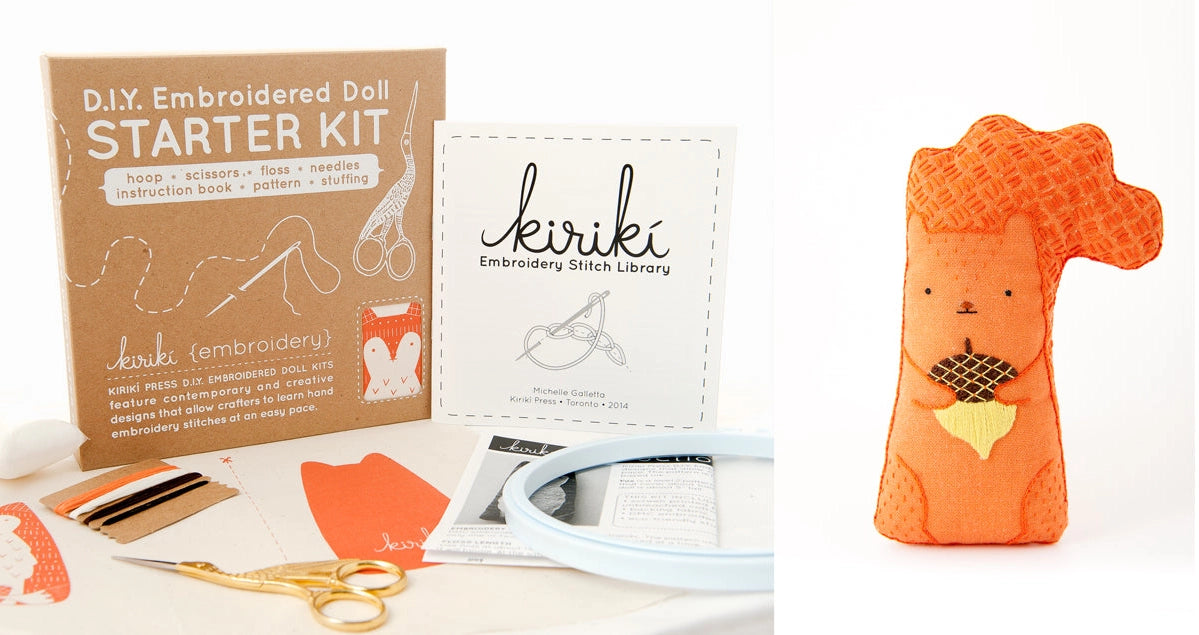 Squirrel - Embroidery Kit