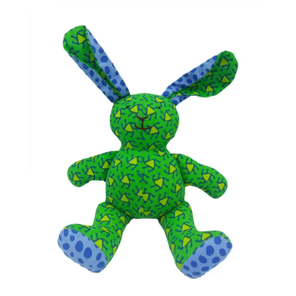 Baby Bunny Cotton Stuffed Animal: Gold Pink