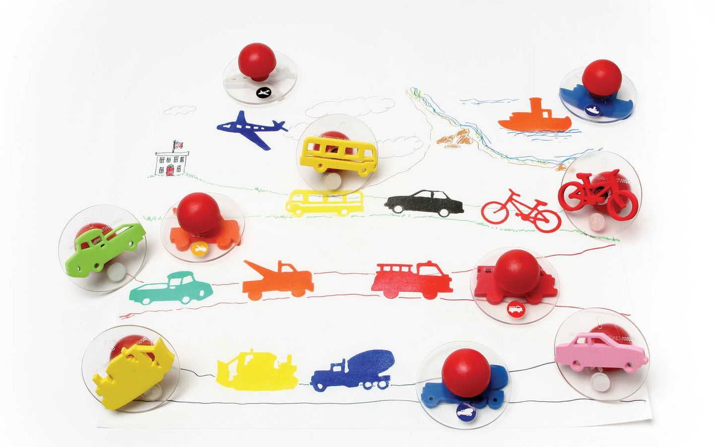 Giant Stampers - Transportation Vehicles - Set 1