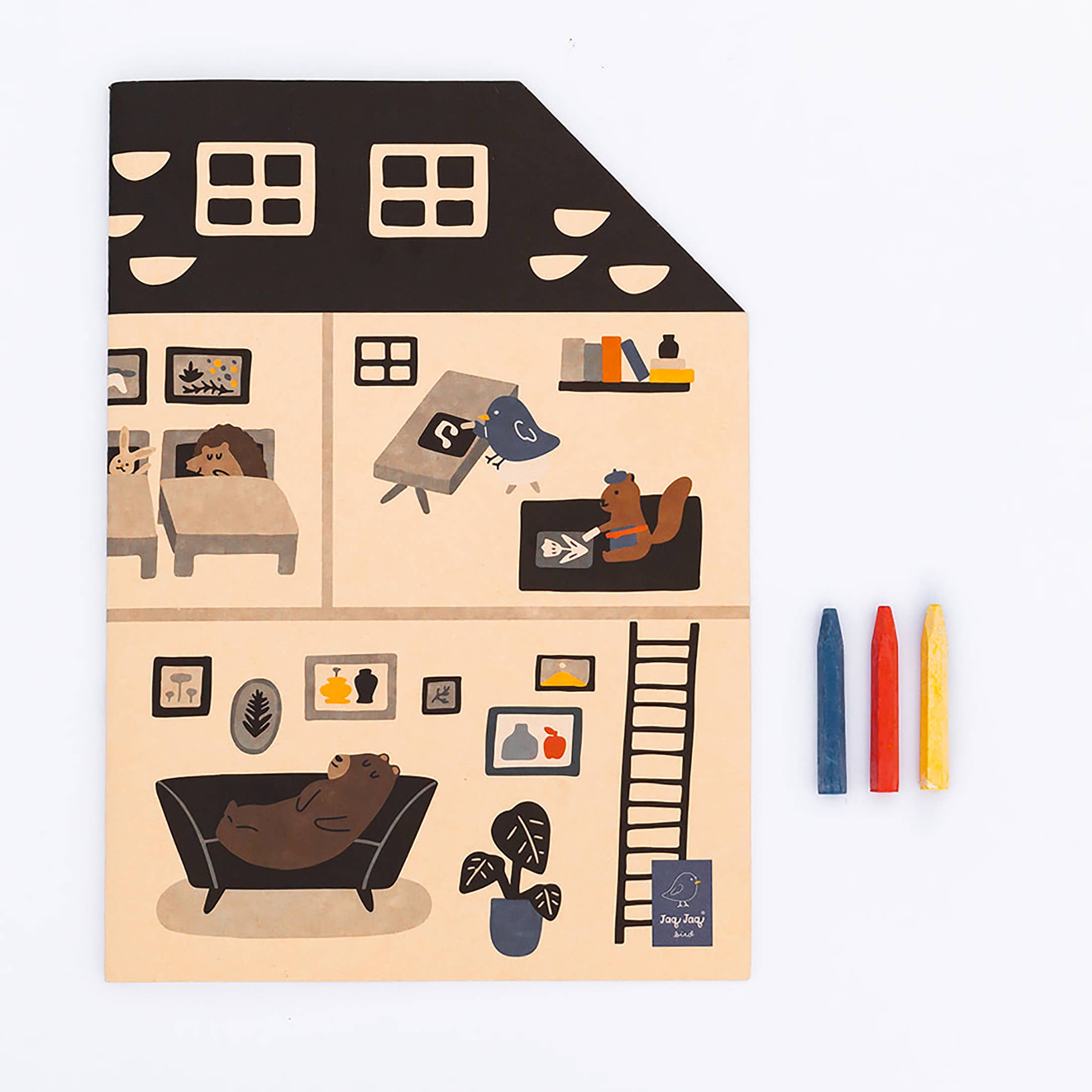 Jumbo Paper Coloring Book - Play House