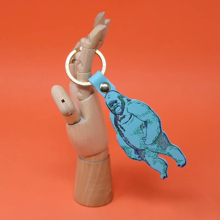 Gorilla Key Fob: Turquoise
