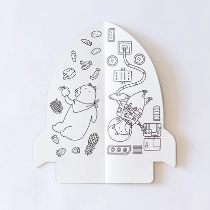 Jumbo Paper Coloring Book - To The Stars