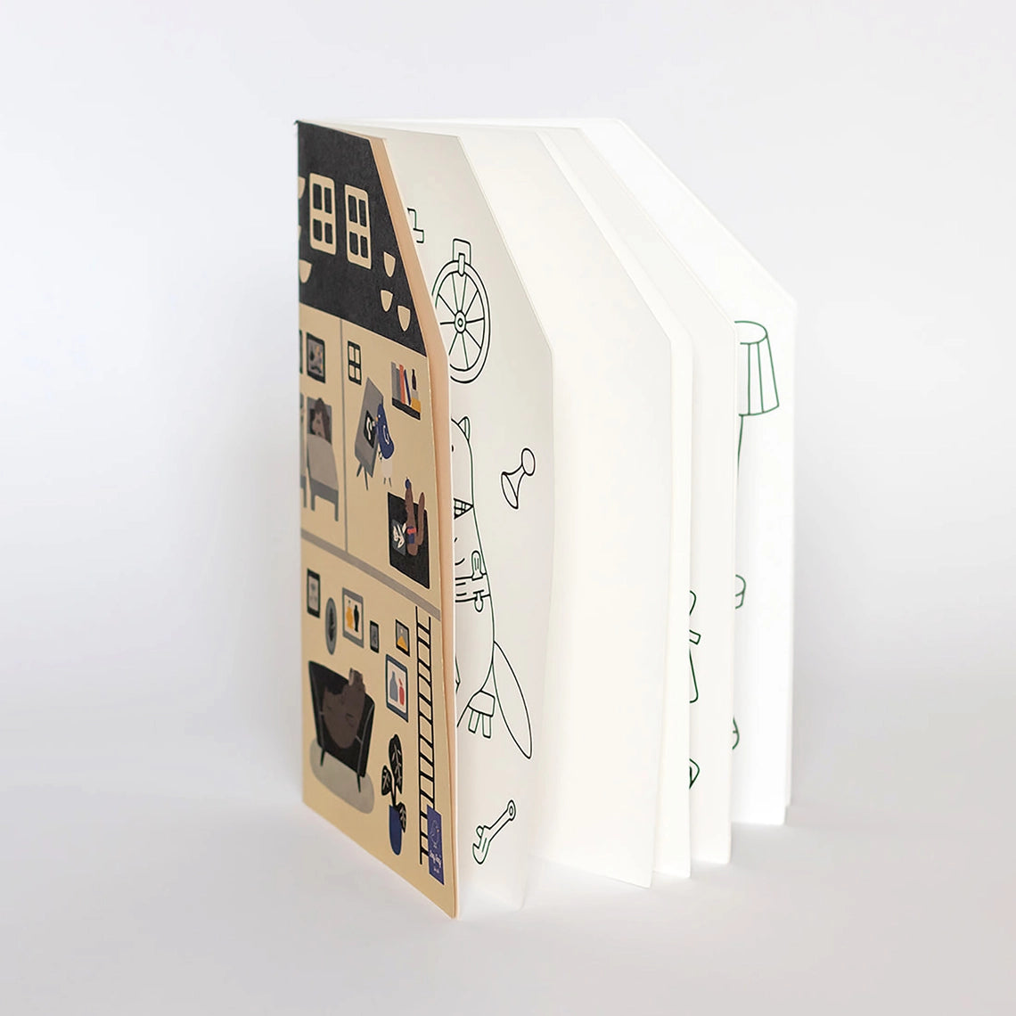 Jumbo Paper Coloring Book - Play House