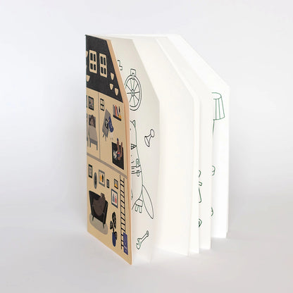 Jumbo Paper Coloring Book - Play House