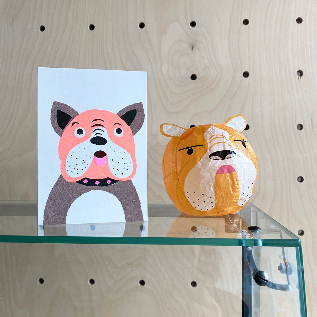 Japanese Paper Balloon Cards - Dog