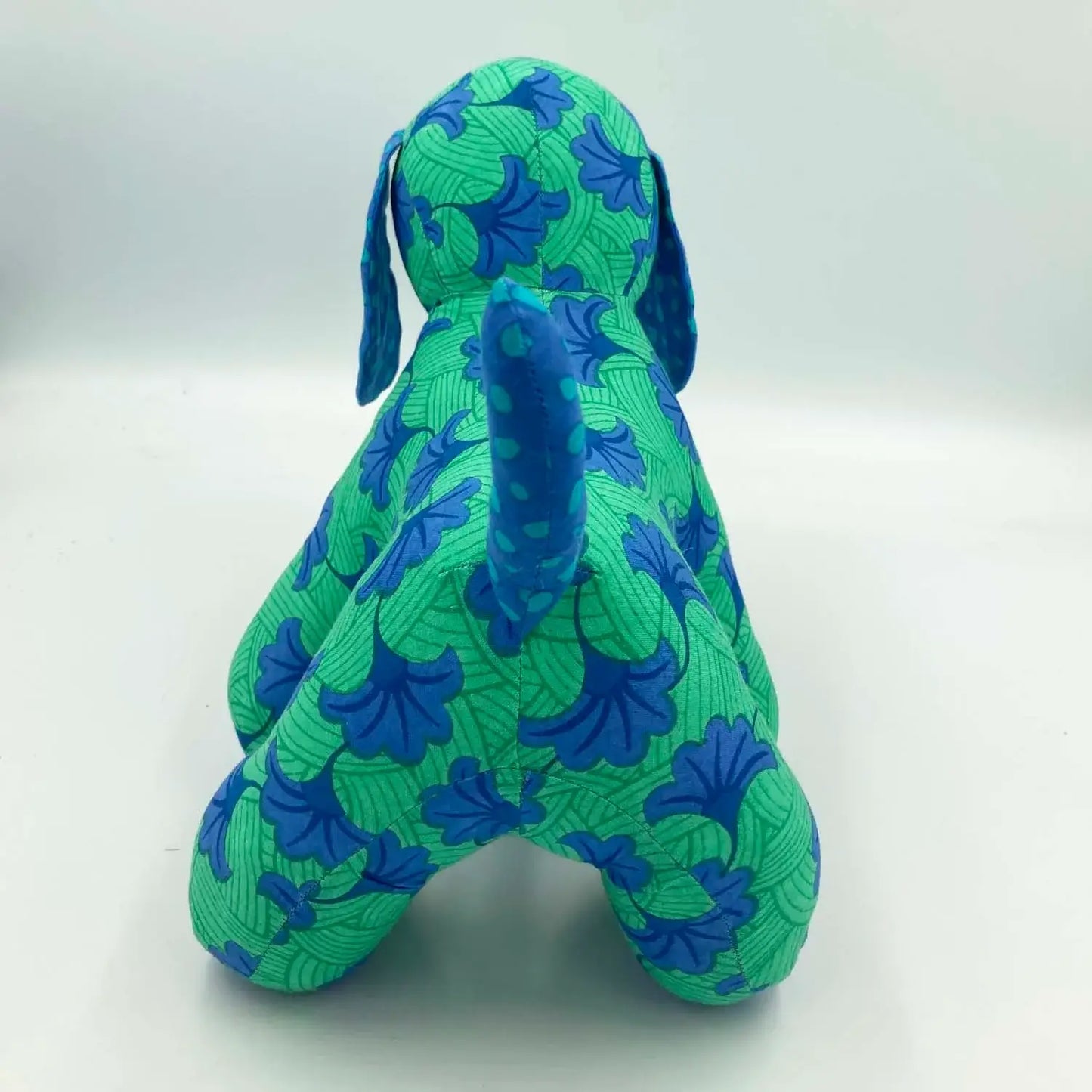 Cotton Puppy Stuffed Toy: Blue Polka Dot