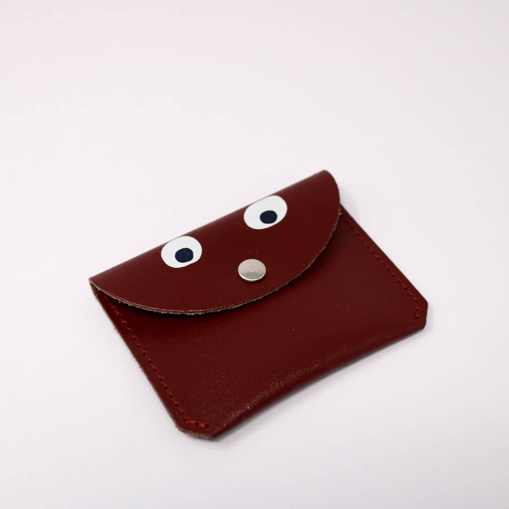 Googly Eye Mini Money Coin Purse: Orange