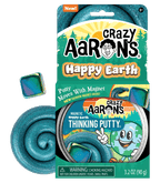 Happy Earth Magnetic Storms® - 4" Thinking Putty Tin