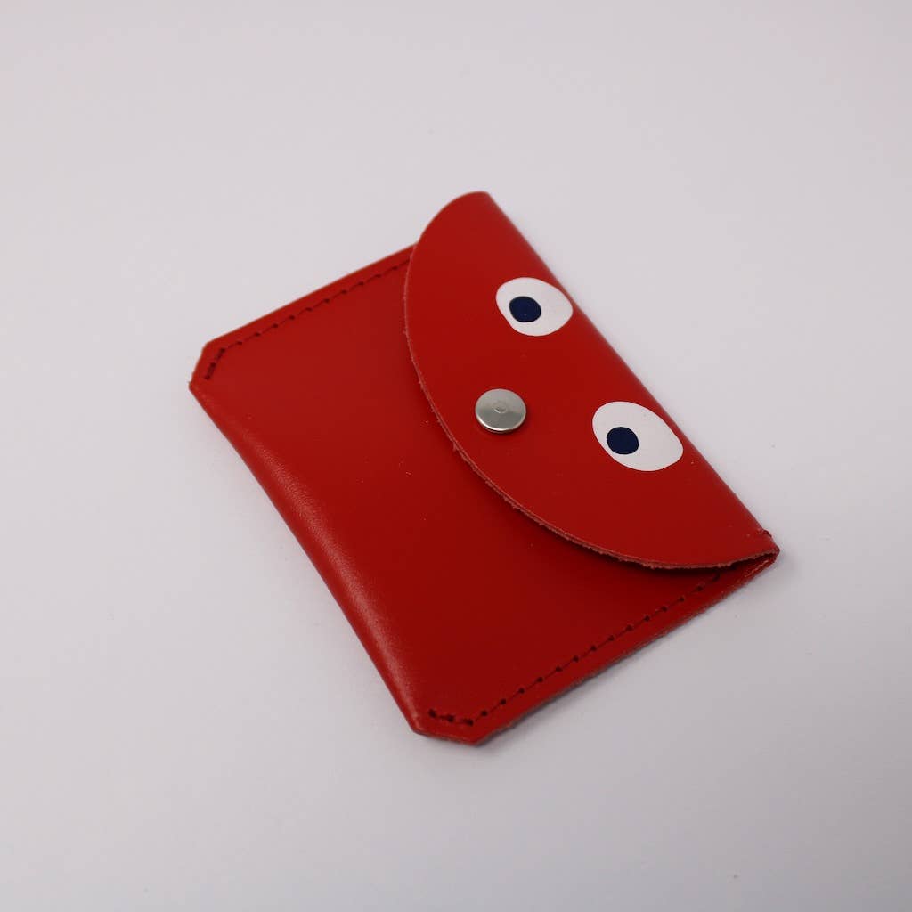 Googly Eye Mini Money Coin Purse: Orange