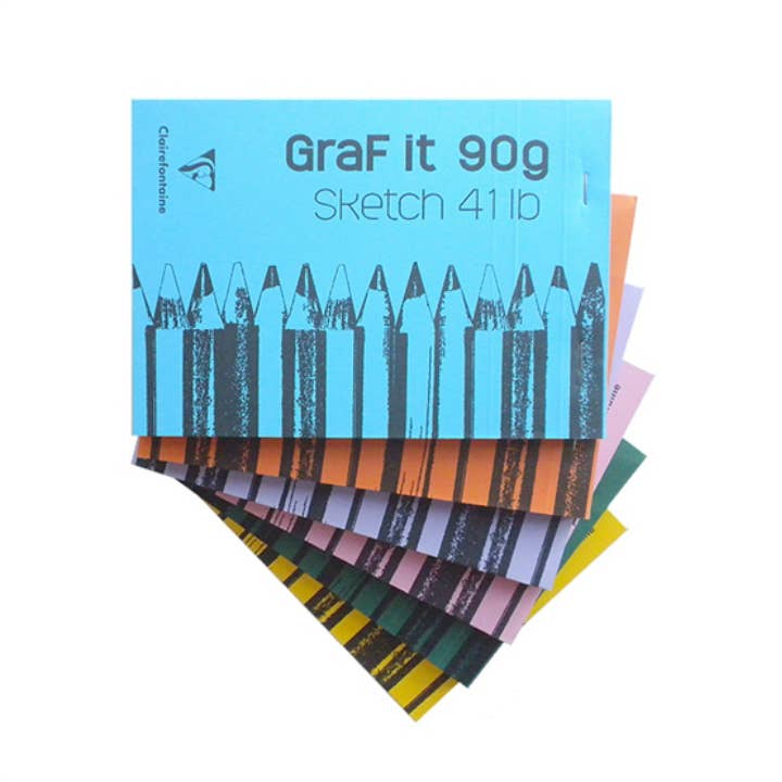 Clairefontaine Graf-It Sketchpads - A6: 4 x 6