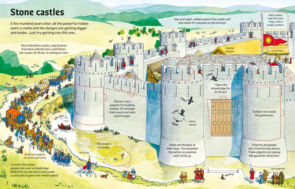 See Inside Castles : Usborne
