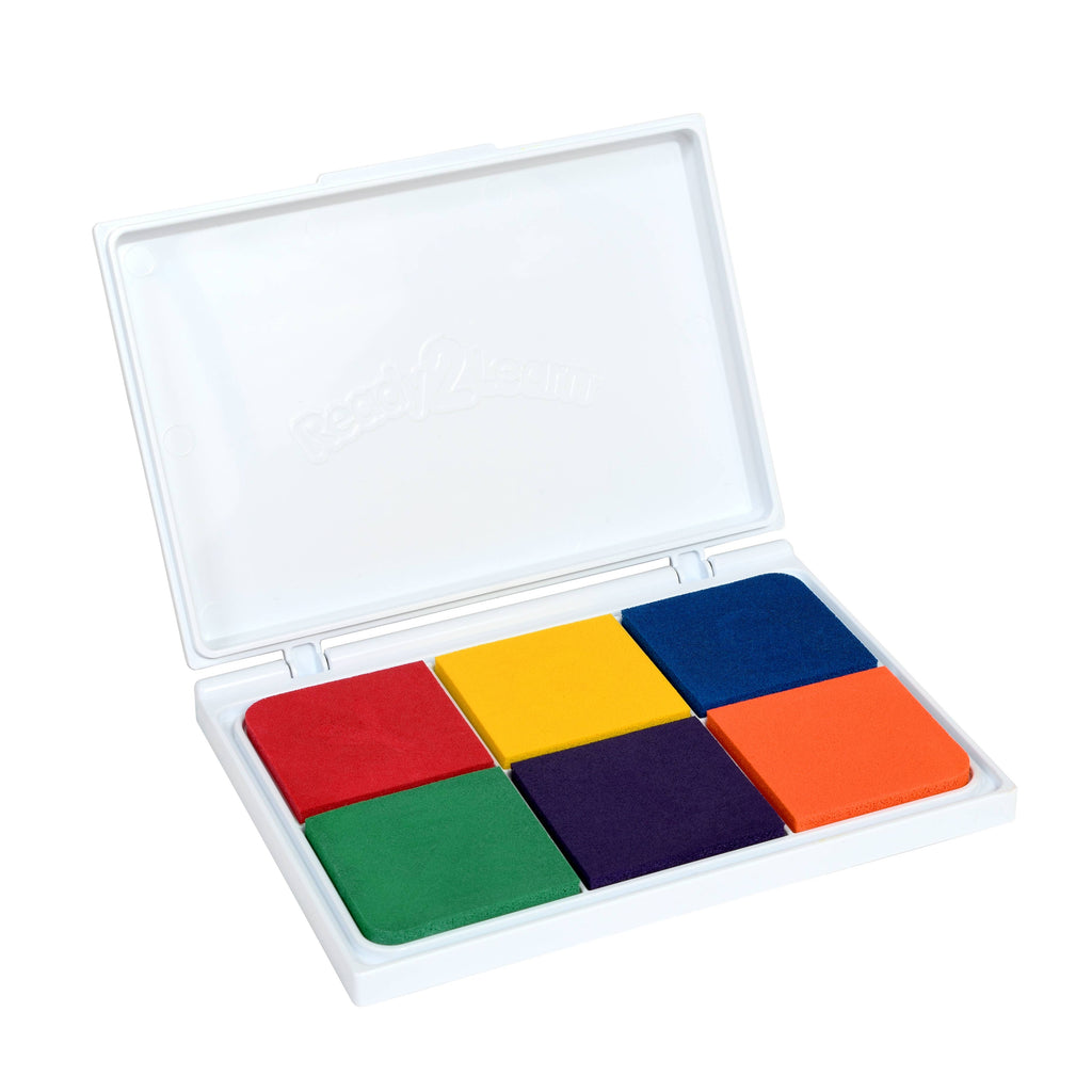 Jumbo Washable Stamp Pad - 6-in-1 - Primary