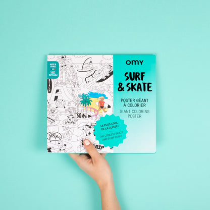 Surf & Skate - Giant Coloring Poster