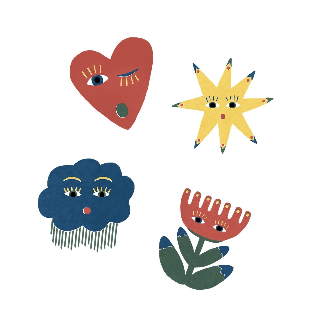 Wide Eyes - Vinyl Stickers Pack