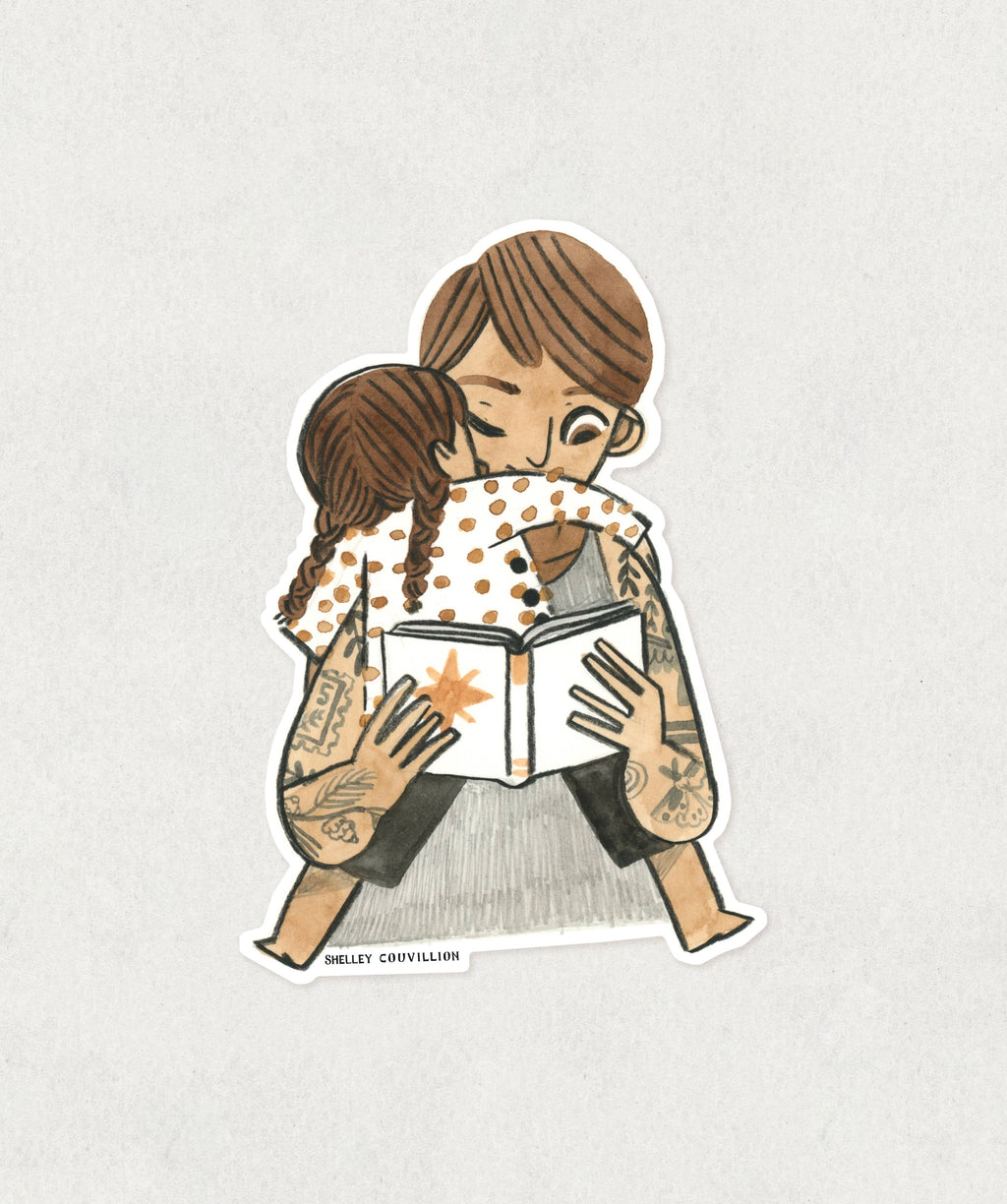 Snugs and Reading Books sticker