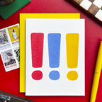 !!! - Risograph Card