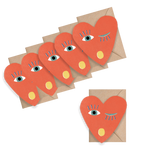 Heart Blink Mini Cards - box of 6