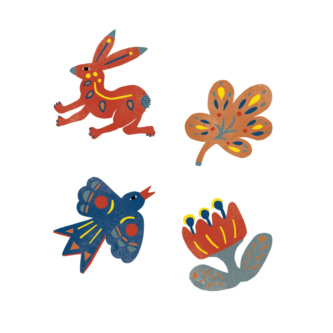 Folk - Vinyl Stickers Pack