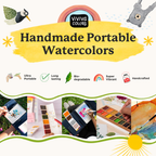 Original Colorsheets 16 | Travel Watercolor Set | Art Gift
