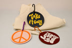 Slogan Peace Bag Tags: Lazy Like a Daisy