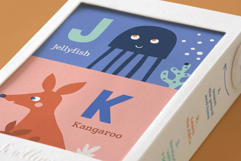 ABC's learning book with animals - Scrollino ABC ZOO