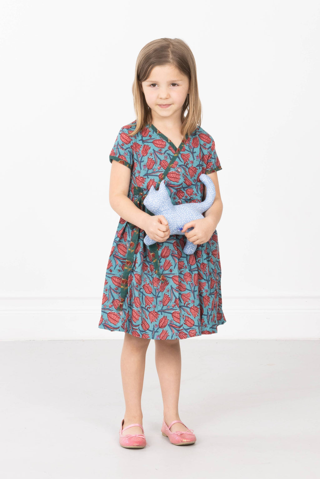 Cotton Kitty Stuffed Toys: Blue