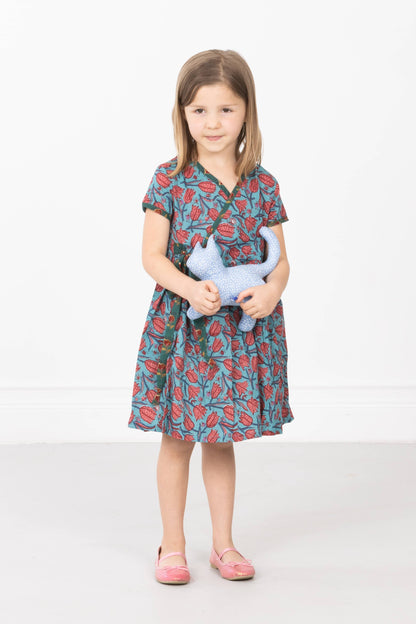 Cotton Kitty Stuffed Toys: Blue