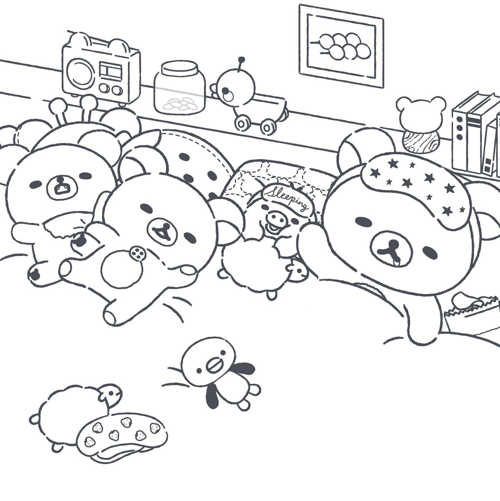 Rilakkuma Coloring Book: Cute & Cozy Classics