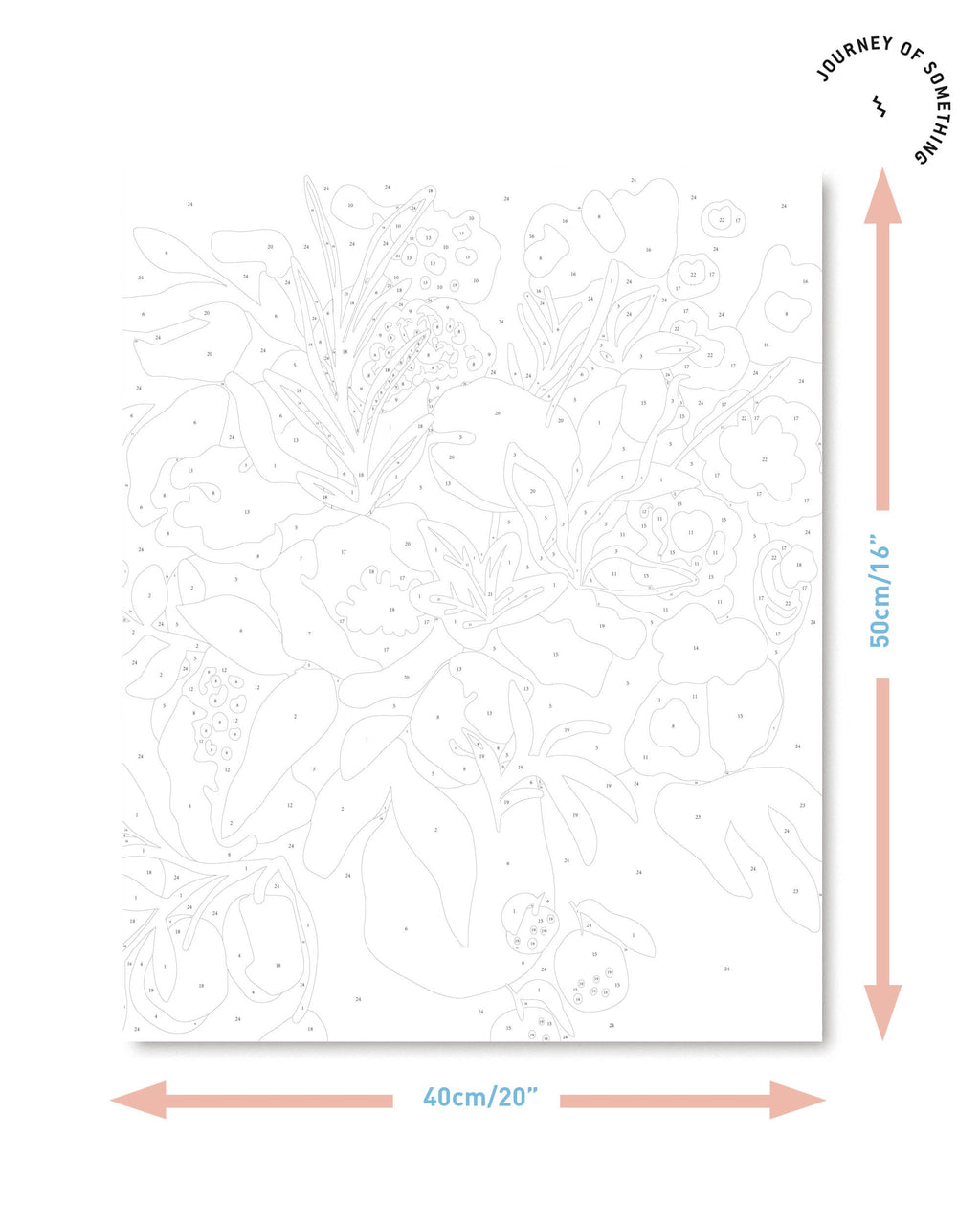 Paint by Numbers Kit & Canvas - In Bloom