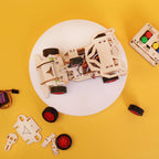 Steering Remote Controlled Car DIY Kit, Educational STEM Toy