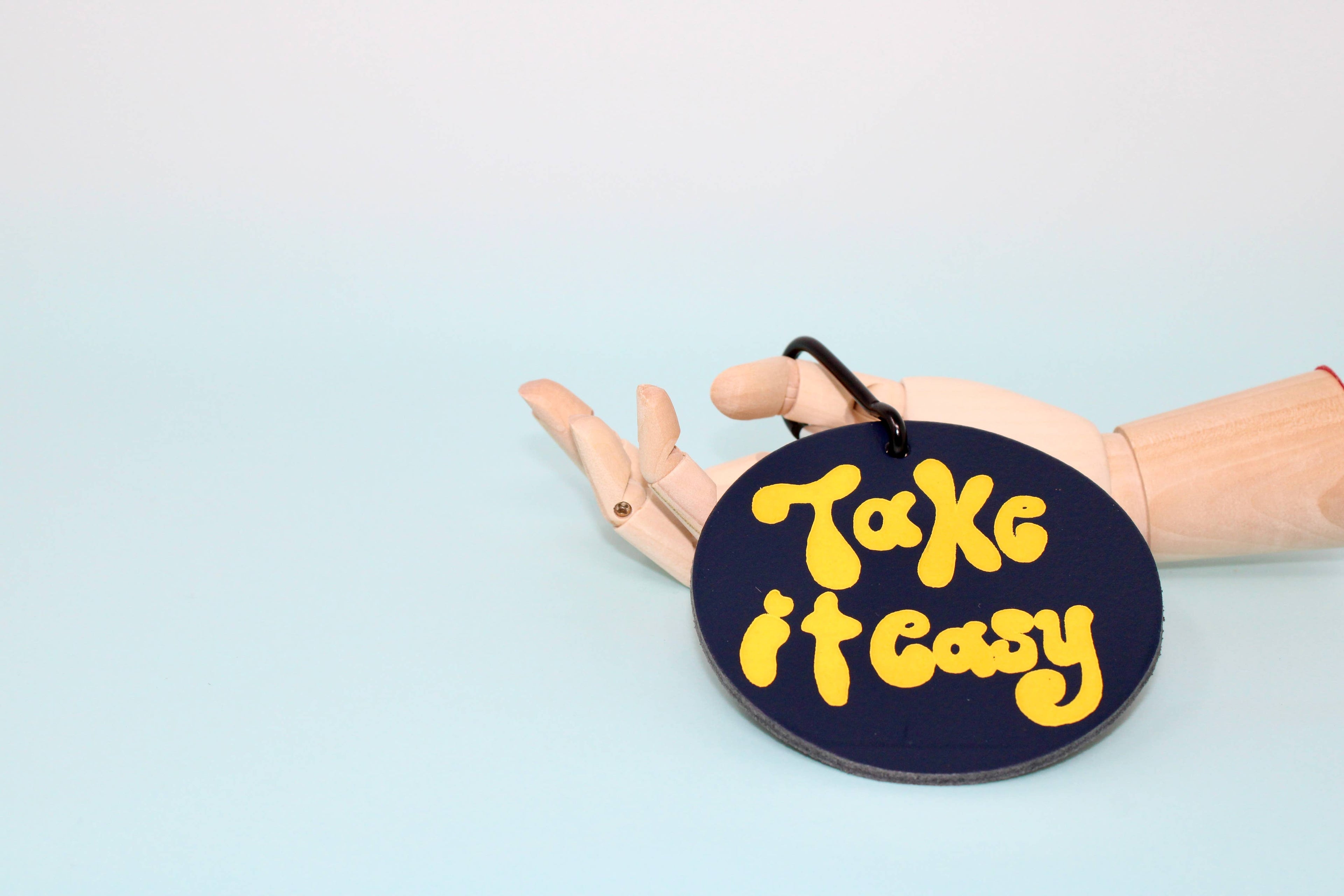 Slogan Peace Bag Tags: Lazy Like a Daisy