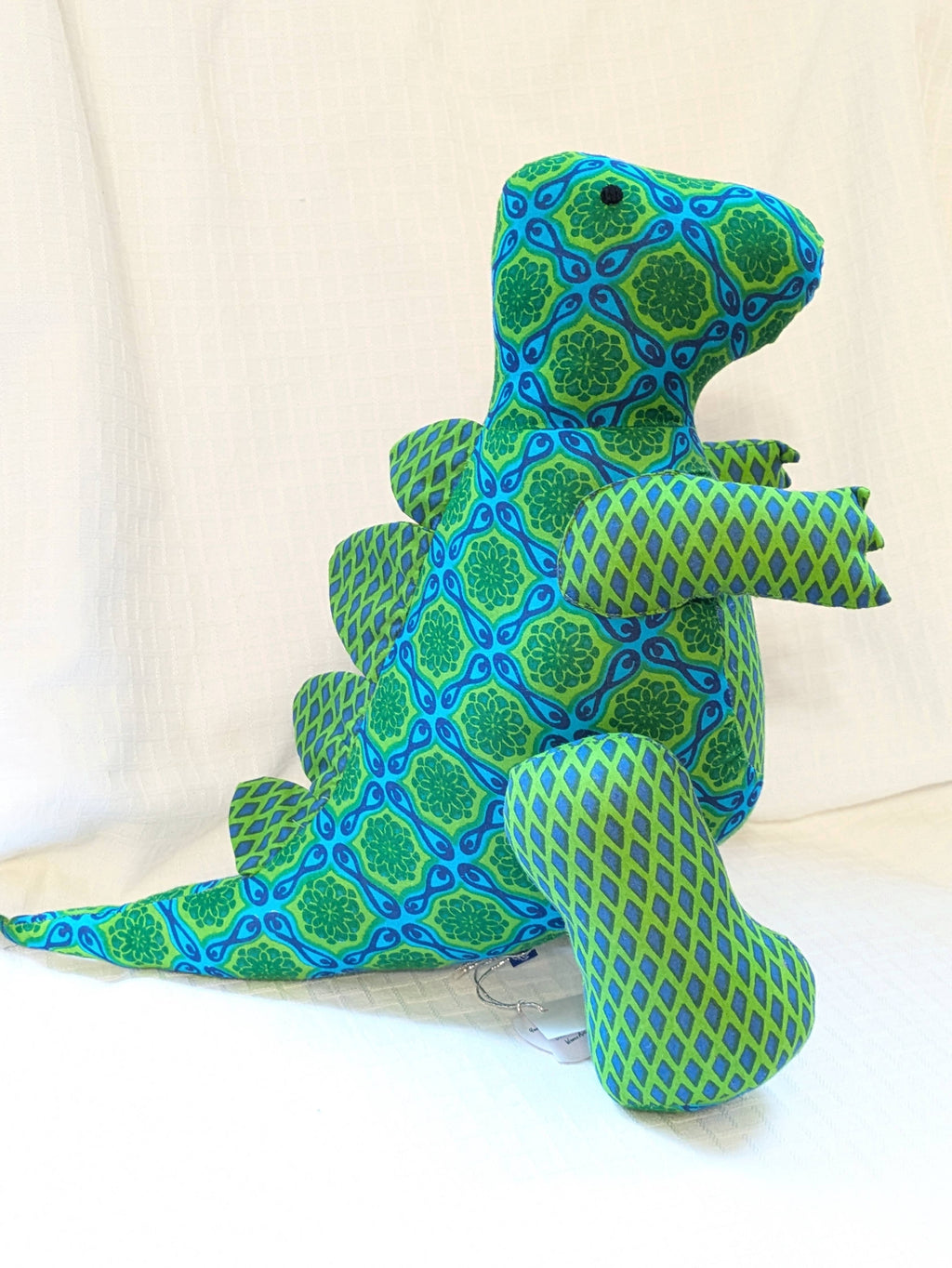 Standing Stegosaurus Stuffed Toy: Blue