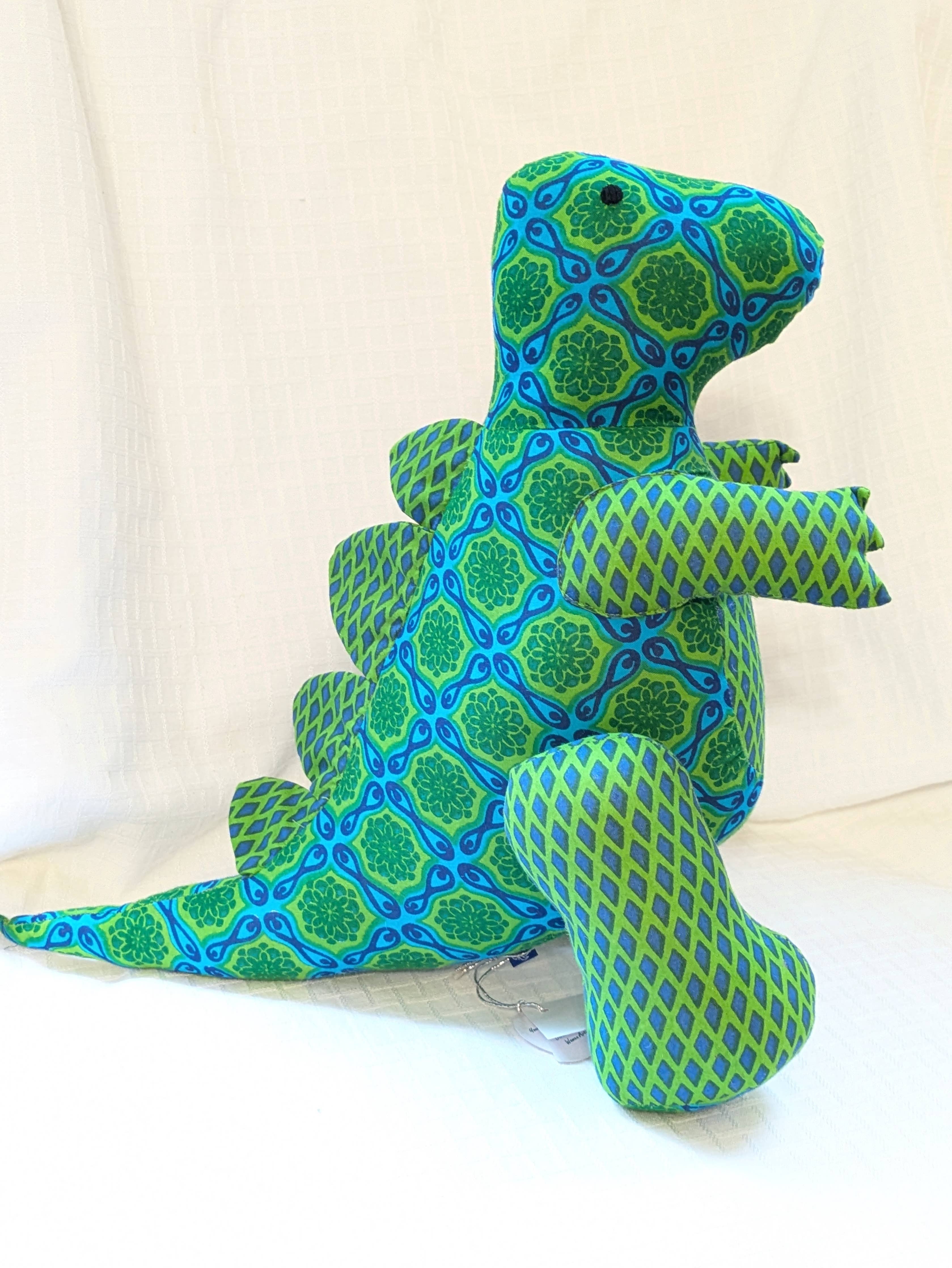 Standing Stegosaurus Stuffed Toy: Blue
