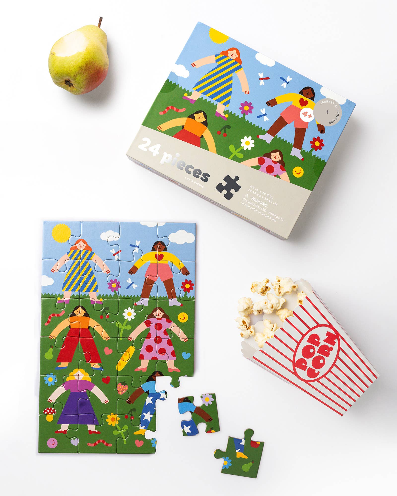 24 Piece Kids Jigsaw Puzzle - Let's Picnic