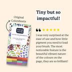 Original Colorsheets 16 | Travel Watercolor Set | Art Gift