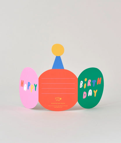 Monkey Fold Out Kid's Birthday Card