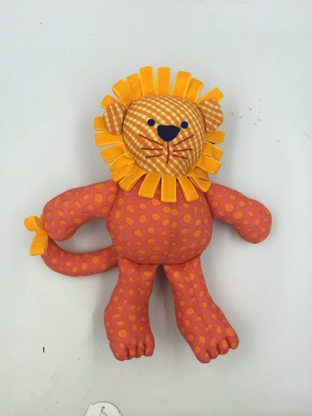 Taeoh Lion Cub Soft Toy: Lavender Green Pink Floral