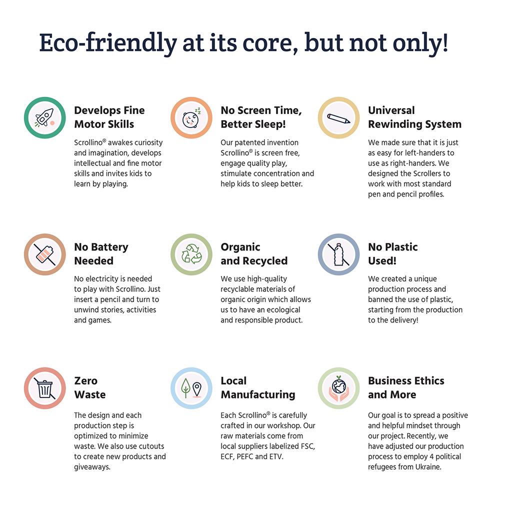 ABC's learning book with animals - Scrollino ABC ZOO