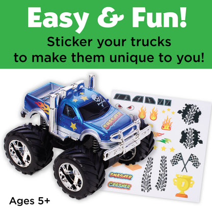 Decorate 2 Monster Trucks Craft Kit for Kids