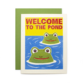Welcome To The Pond - Risograph Card
