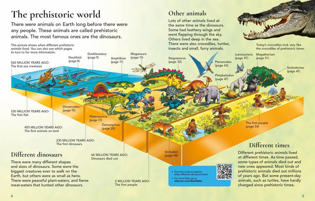 First Encyclopedia of Dinosaurs: Usborne