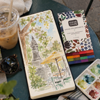 Original Colorsheets 16 | Travel Watercolor Set | Art Gift
