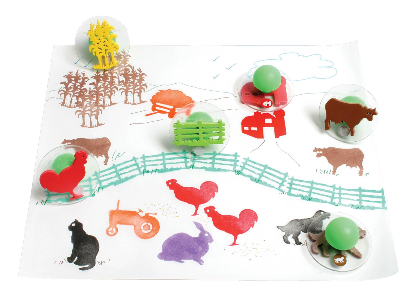 Giant Stampers - Farm Adventure - Set of 10